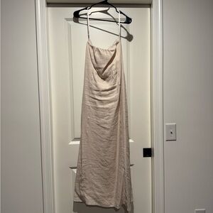 Quince Linen Strapless Dress